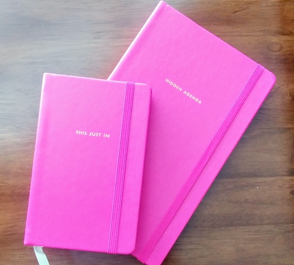 kate spade Other - 📚Kate Spade Pink Lined Notebook "This Just In"